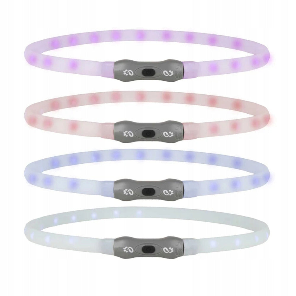Glowing Dog Safety Collar with Rechargeable Battery - Mountain Paws