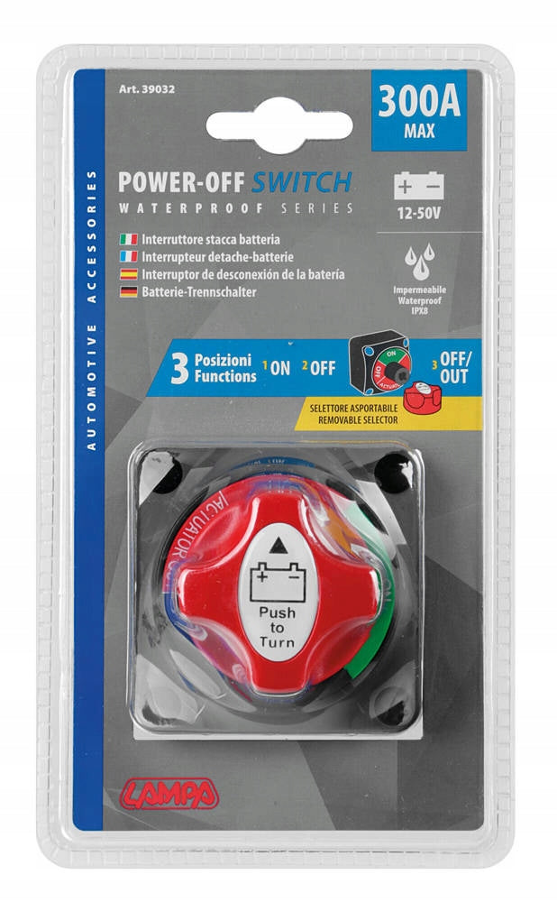 Lampe für Batterietrennschalter 