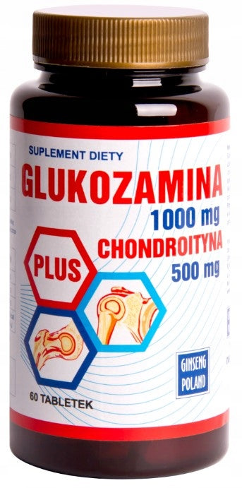 Glucosamine 1000 mg + Chondroitin 500 mg Ginseng Poland 60 tablets