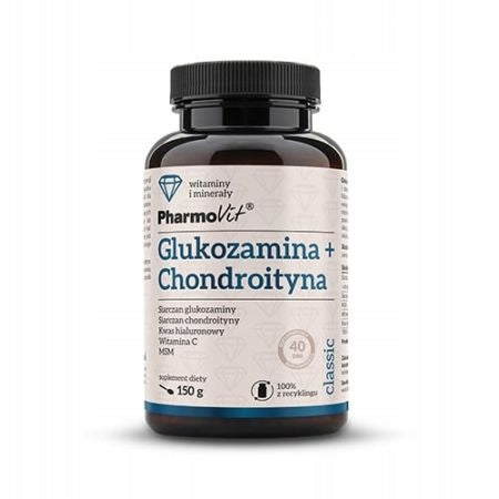 Glucosamine + Chondroitin + Hyaluronic Acid Dietary Supplement Pharmovit Brand Pharmovit