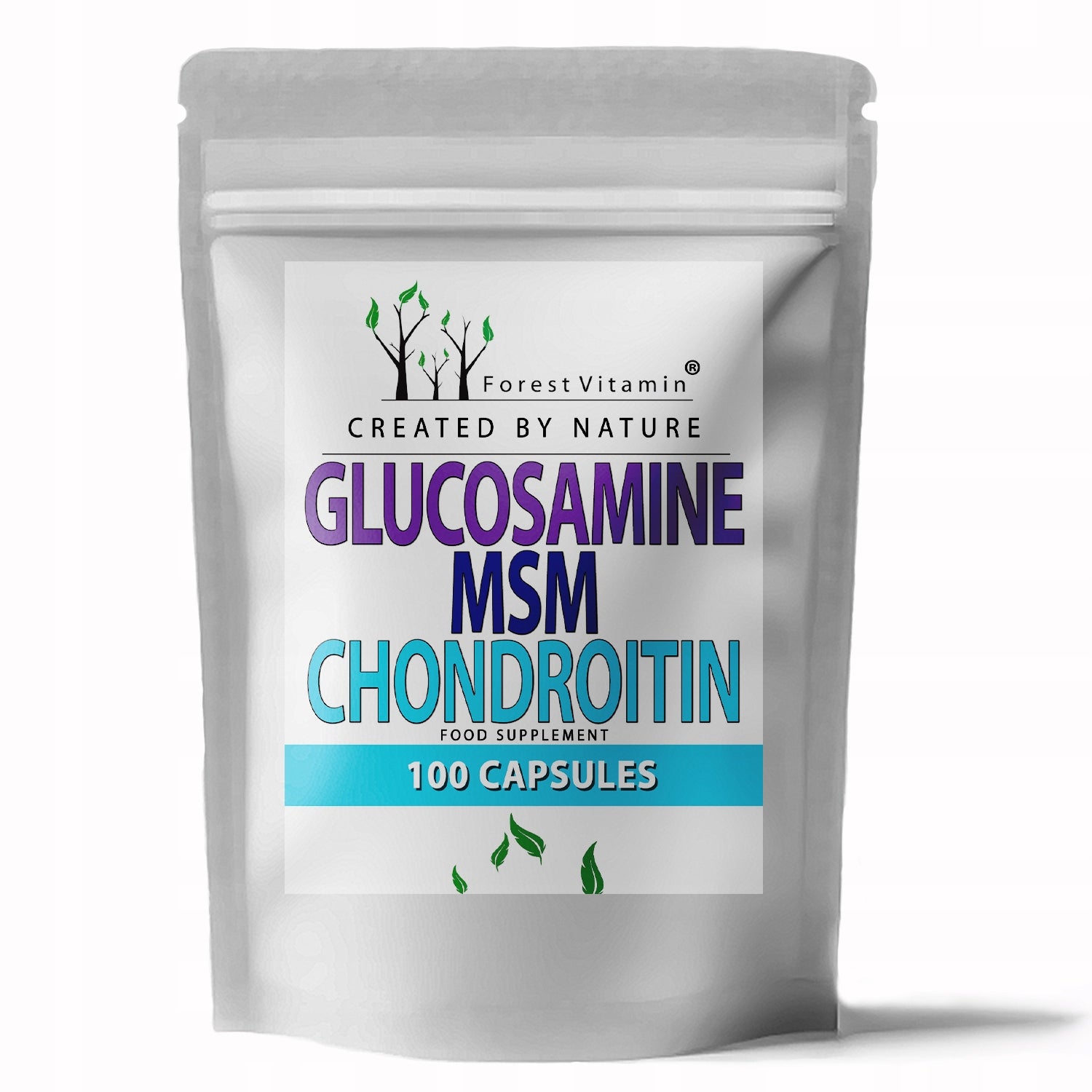 Glucosamine MSM Chondroitin 100caps SUPER SET FOR JOINTS KNEES BONES EAN (GTIN) 5904890311596