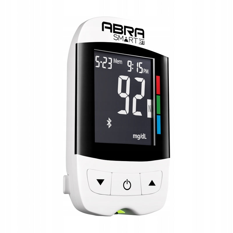 Glucose Meter ABRA SMART BT Blood glucose measuring kit with Bluetooth Medical device yes