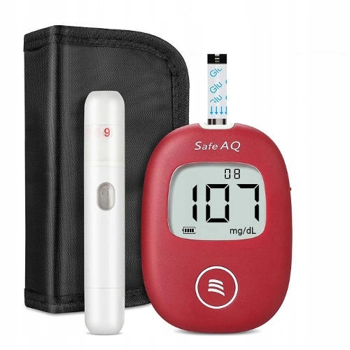 Glucose meter Sinocare SAFE AQ SMART Set with 50 stripes and 50 lancets Packaging status original