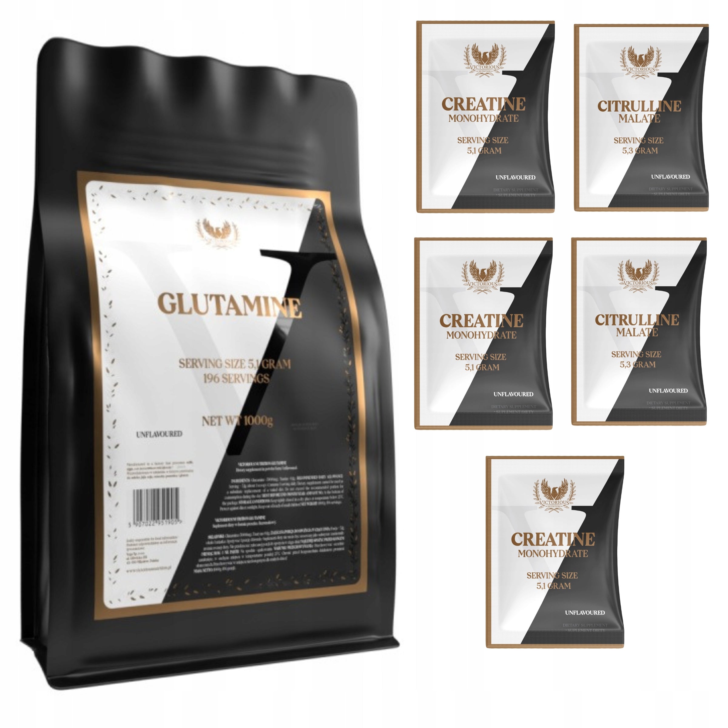 Glutamine 1000g Glutamine 1kg Natural Intestinal Regeneration Victorious