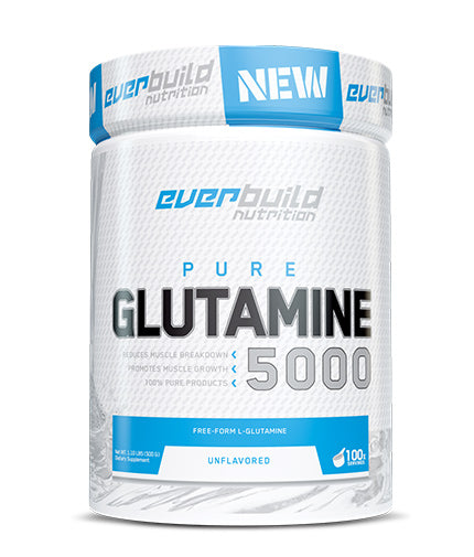 Glutamine Powder Everbuild Nutrition Unflavored 500 g