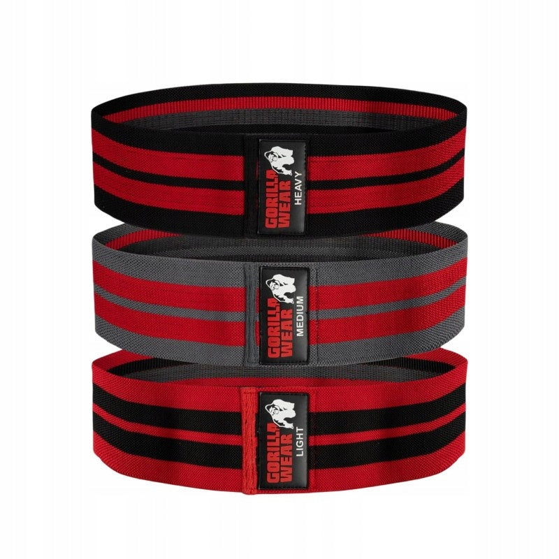 Glute Bands Gorilla Wear - Exercise Resistance Bands 3 Pack