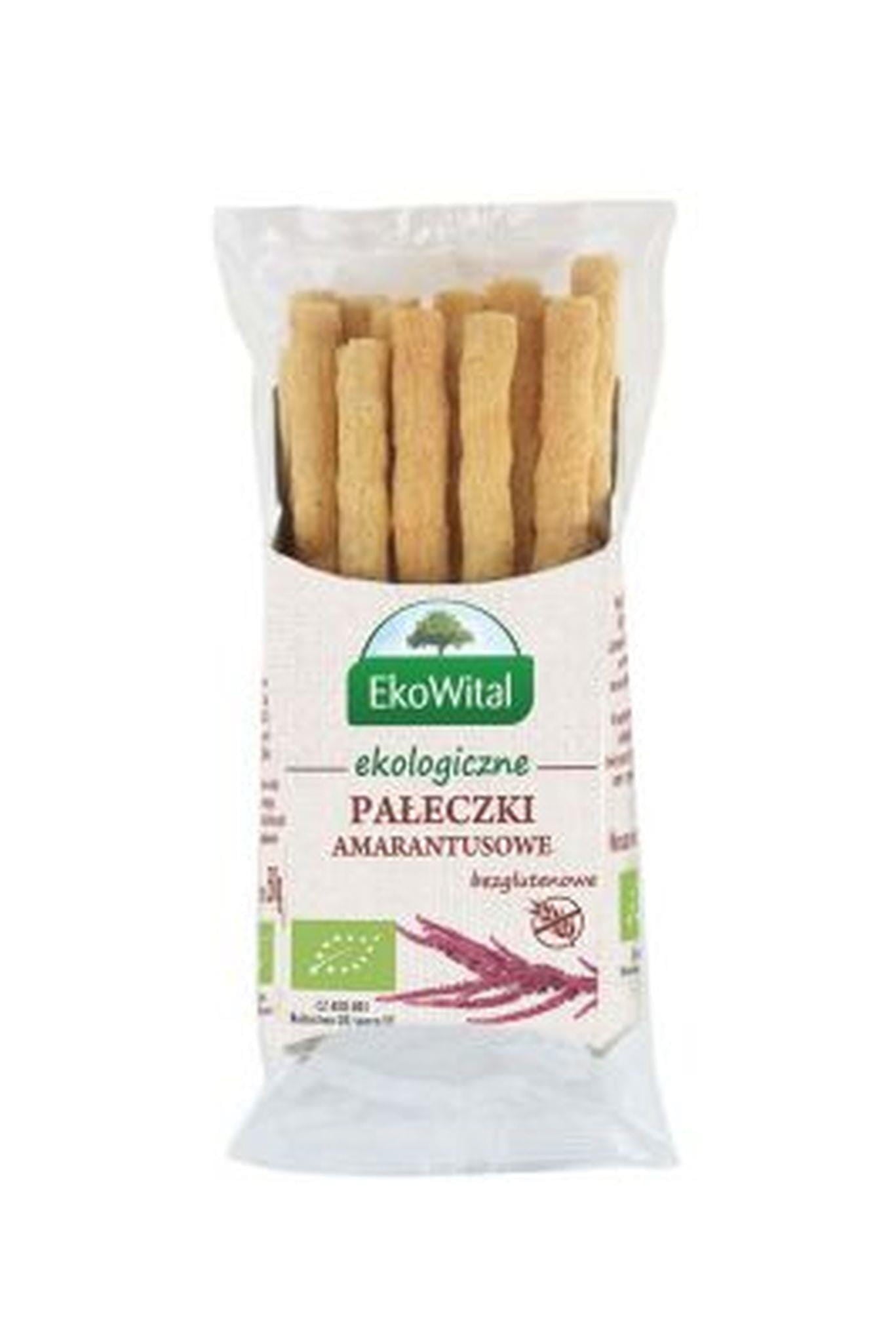 Gluten-free amaranth sticks BIO 50g - EkoWital