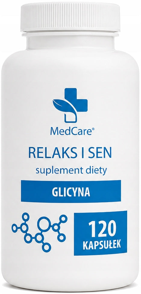 Glycine 850mg 120 capsules - Pure without additives
