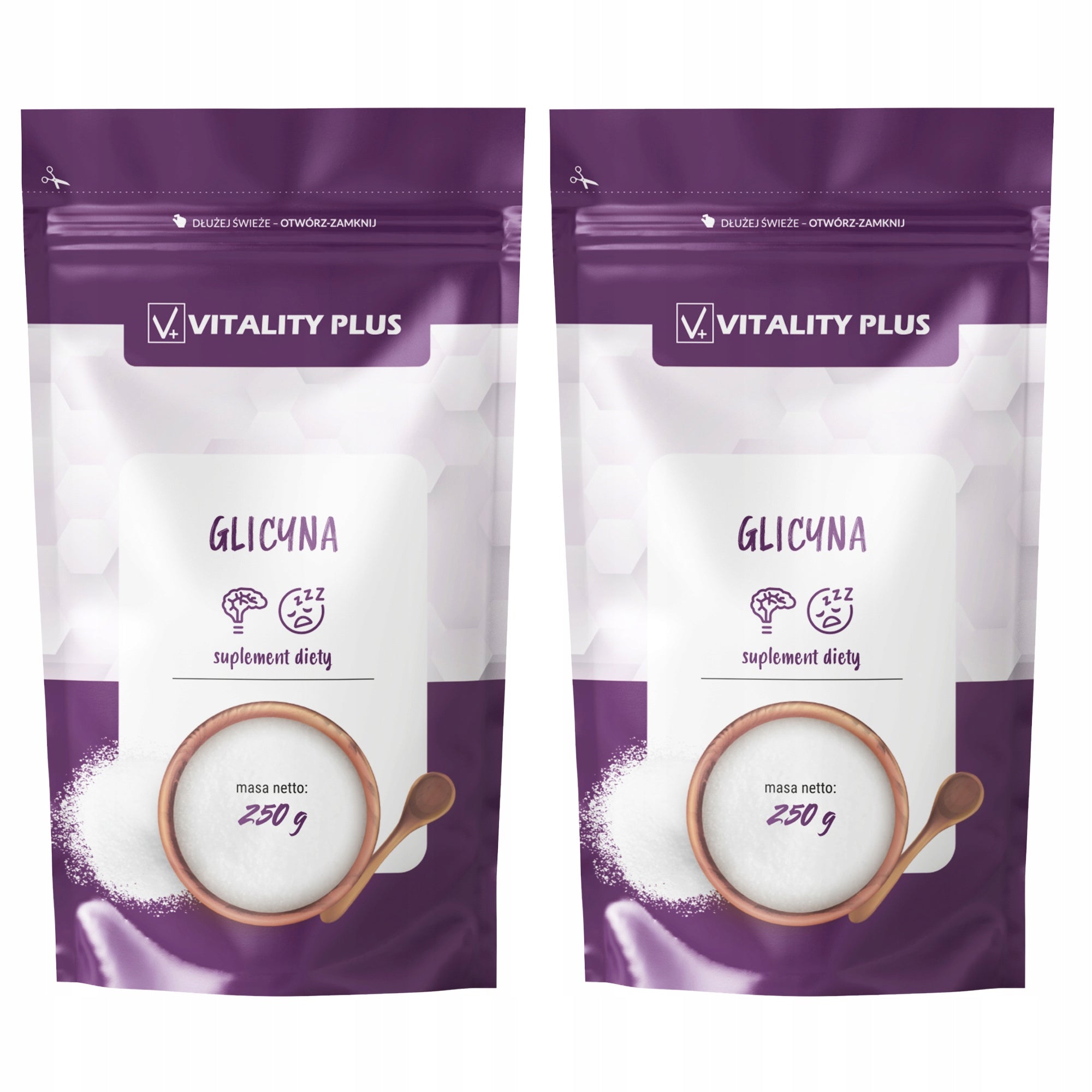 Glycine powder 500g AMINO ACID Glycine 500 servings - SLEEP MEMORY MUTE