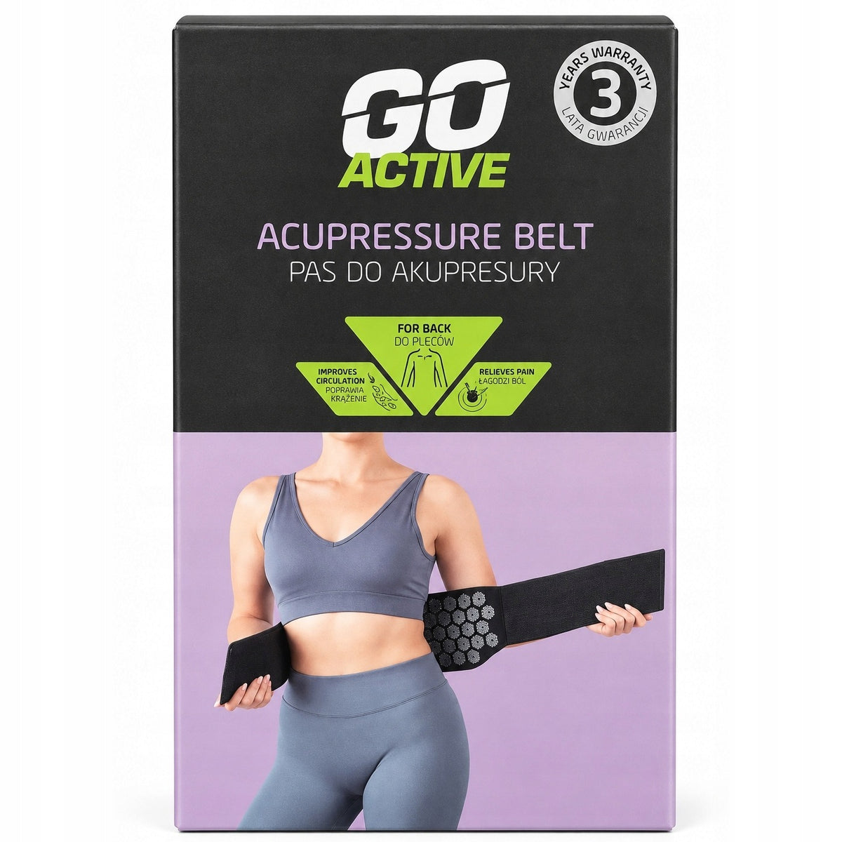 Go Active Back Acupressure Belt 112,5x18x1,6cm