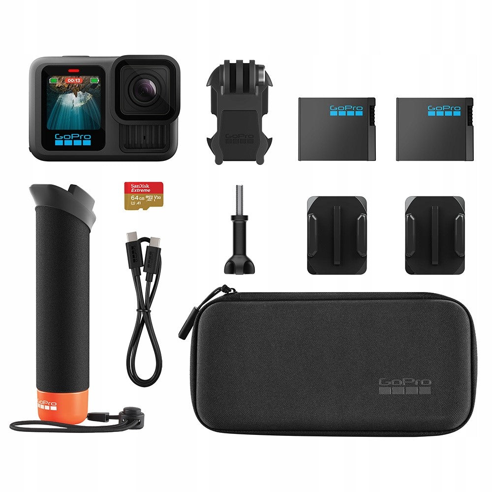 GoPro HERO 13 Black Accessory Hard Bundle Sports Camera Manufacturer code CHDRB-131-RW