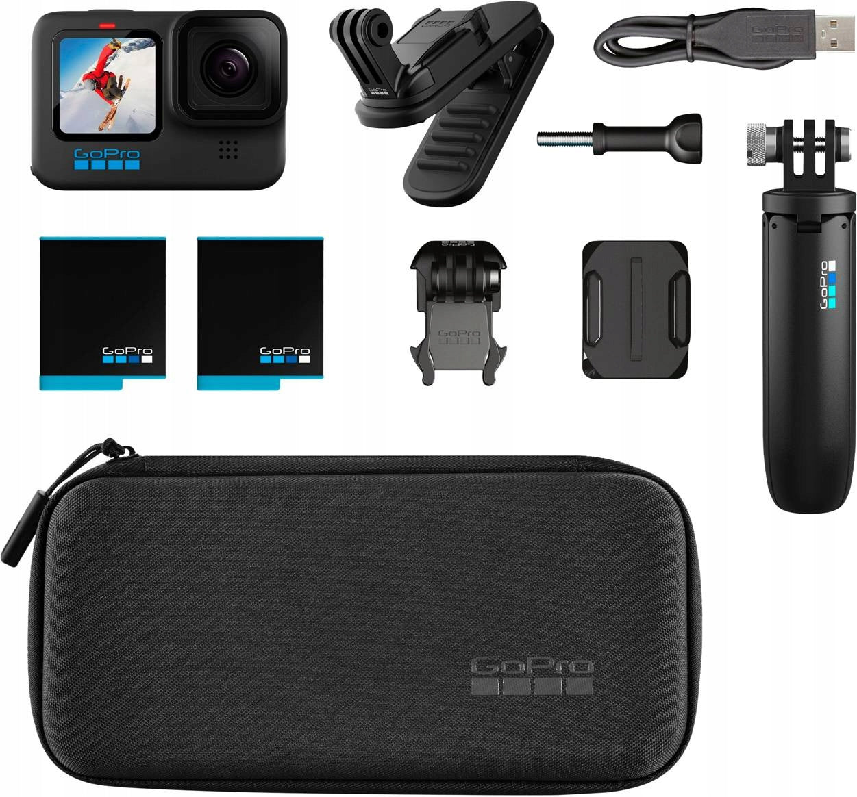 GoPro HERO10 Black Action Camera Bundle Color black