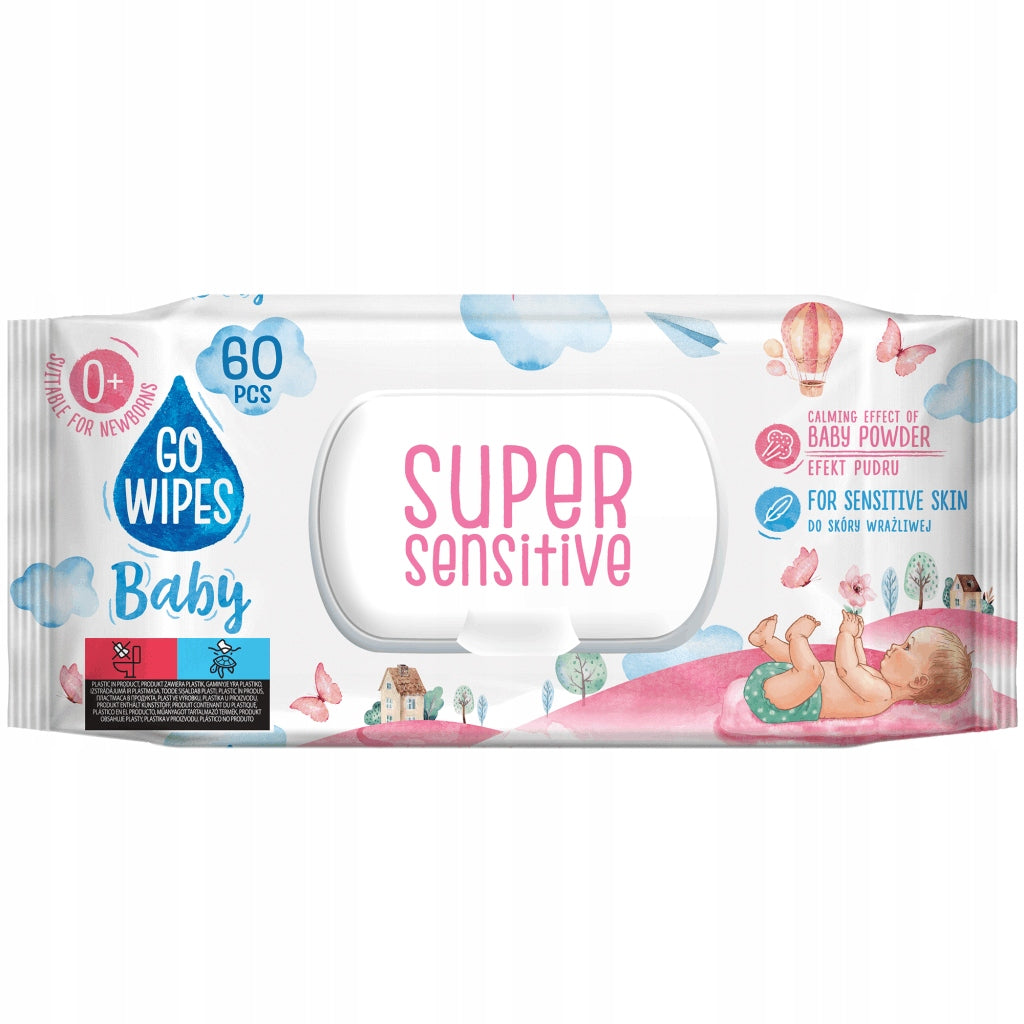GoWipes BABY WET WIPES INFANTS Sensitive