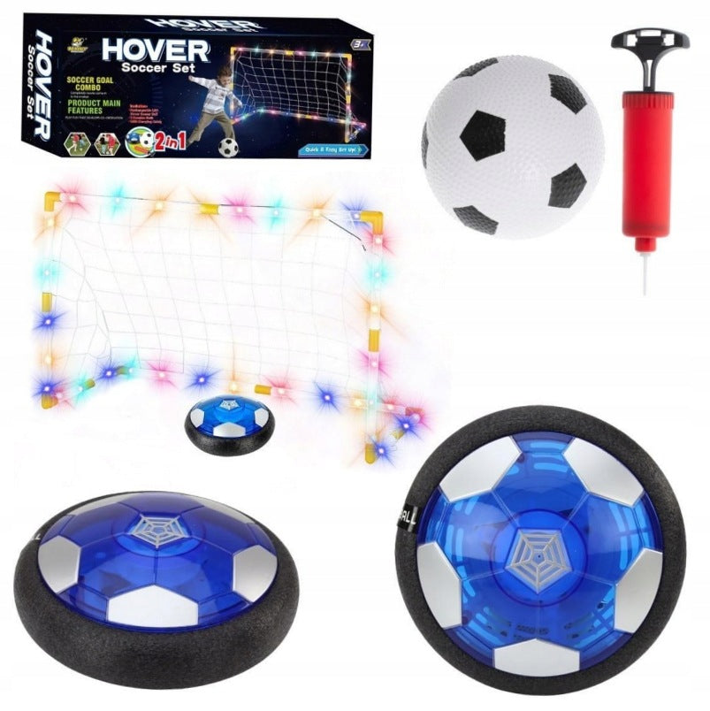 Goal glowing hovercraft ball