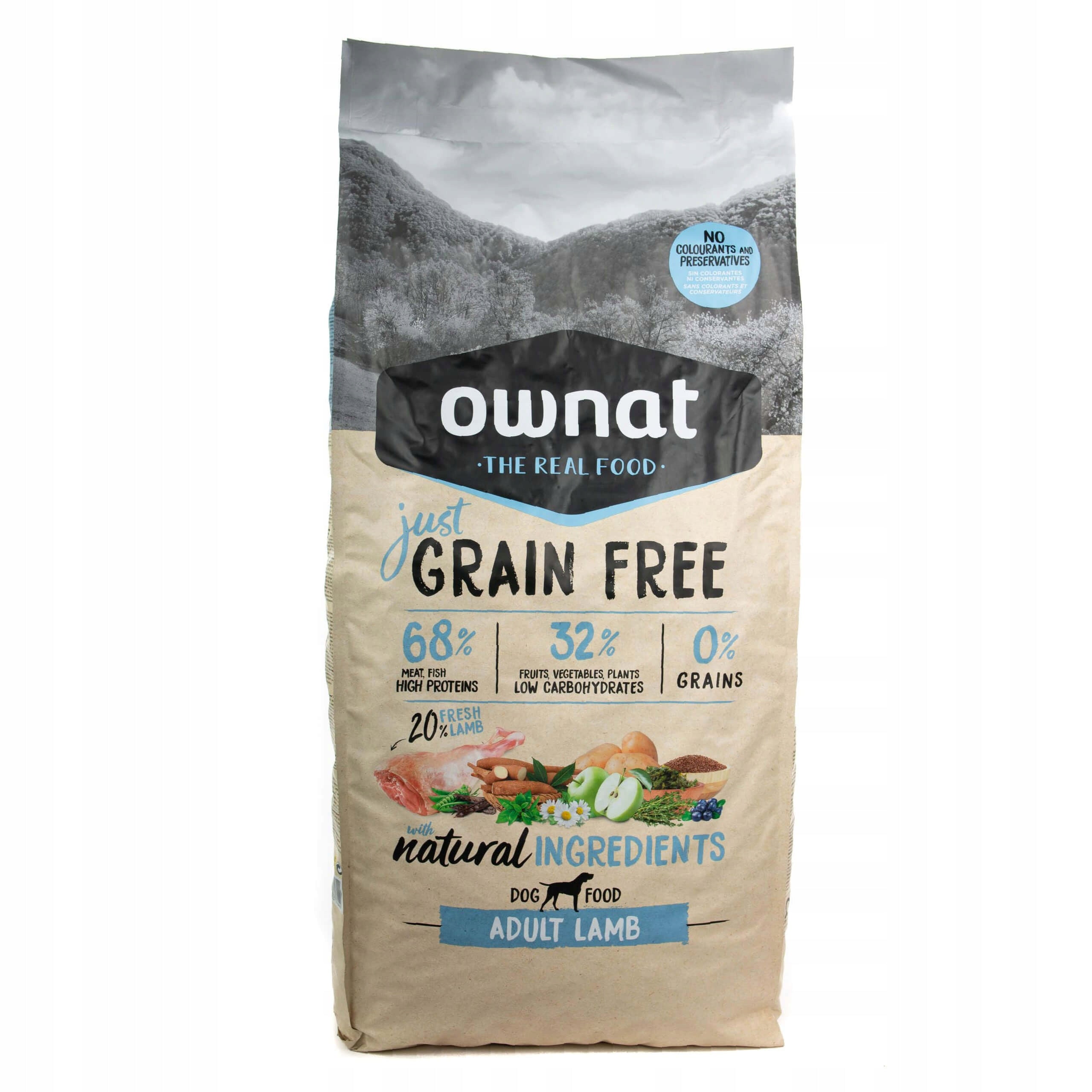 Godless Dry Dog Food Ownat Just Lamb 14kg Lamb Pork EAN (GTIN) 8429037016440