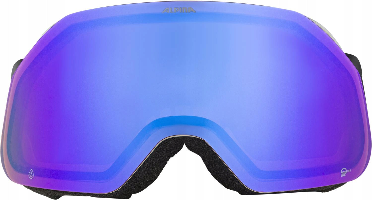 Skibrille Alpina Blackcomb Q-Lite, schwarz/grün 