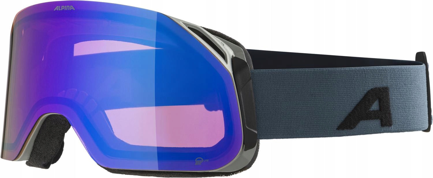 Skibrille Alpina Blackcomb Q-Lite, schwarz/grün 
