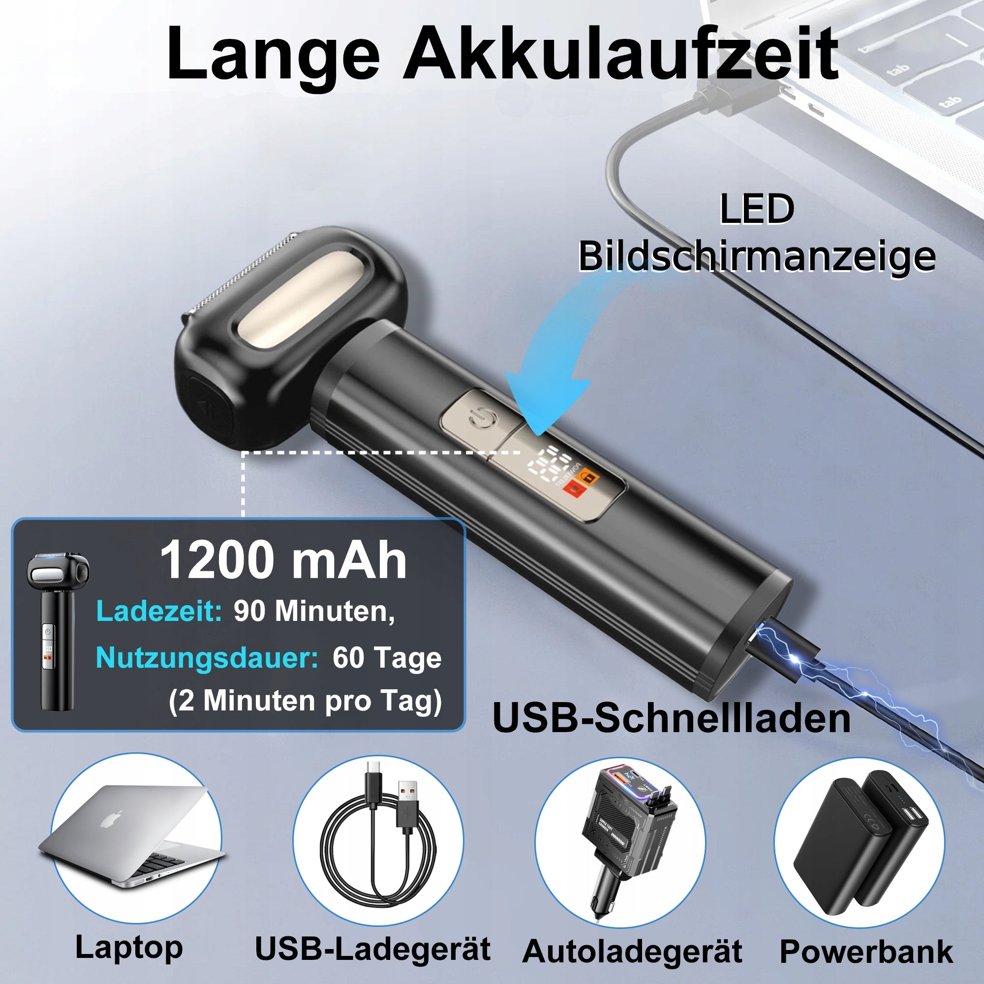 Golarka Elektryczna Męska | Maszynka do Golenia Brody Zarostu Brand Tisoutec