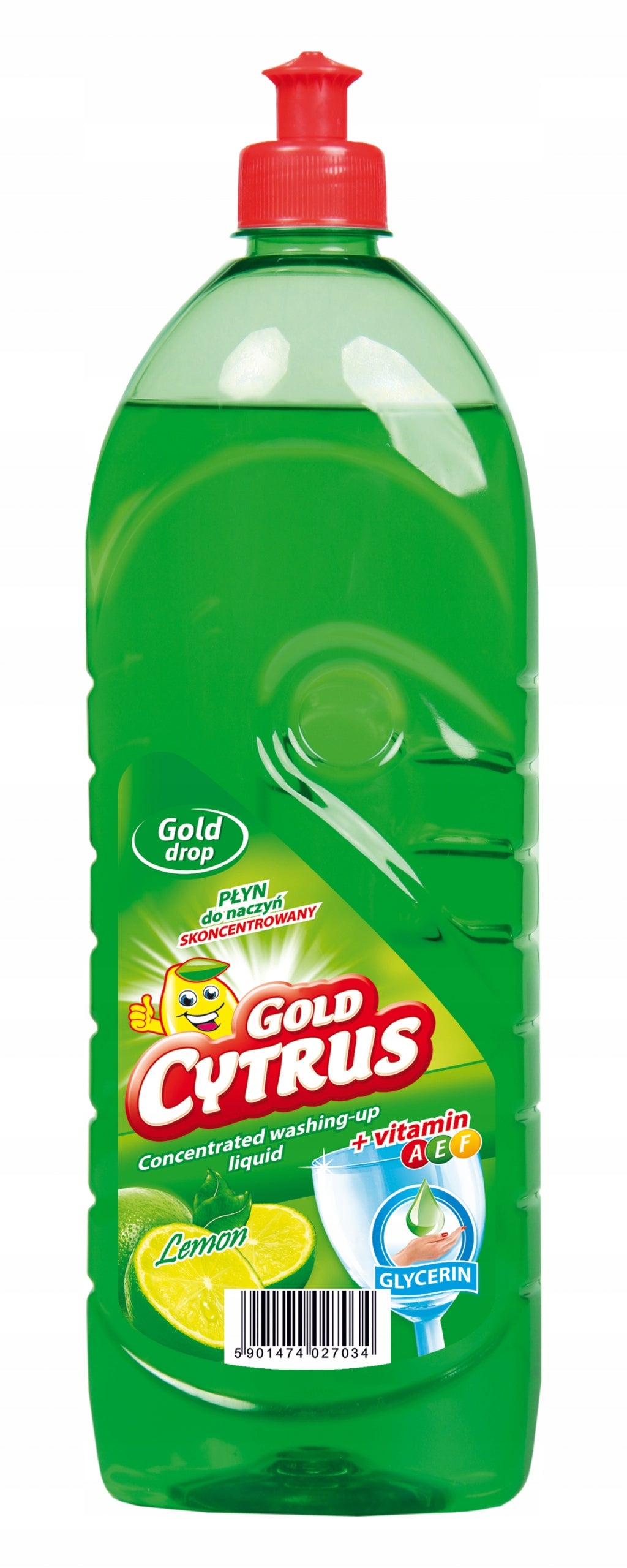 Gold Drop Dishwashing Liquid 1L Lemon Attis