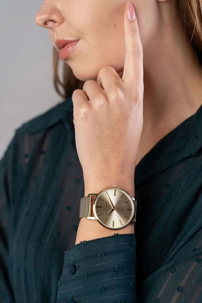 Gold LARGE Women's Watch Paul Lorens JULIE with Engraving+BOX and BAG Brand Paul Lorens