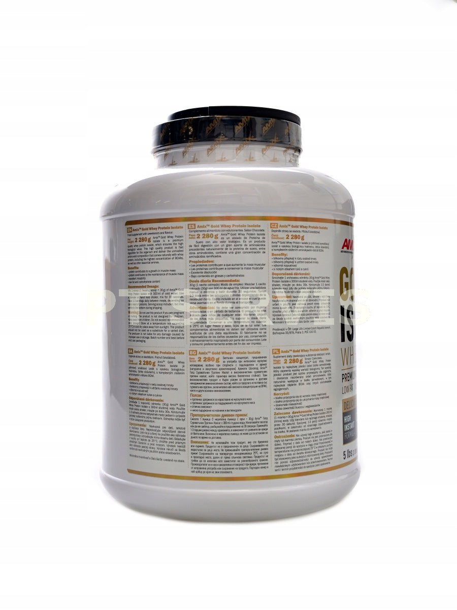 Gold Whey protein isolate 2280g natural čokoláda Expiration date not specified
