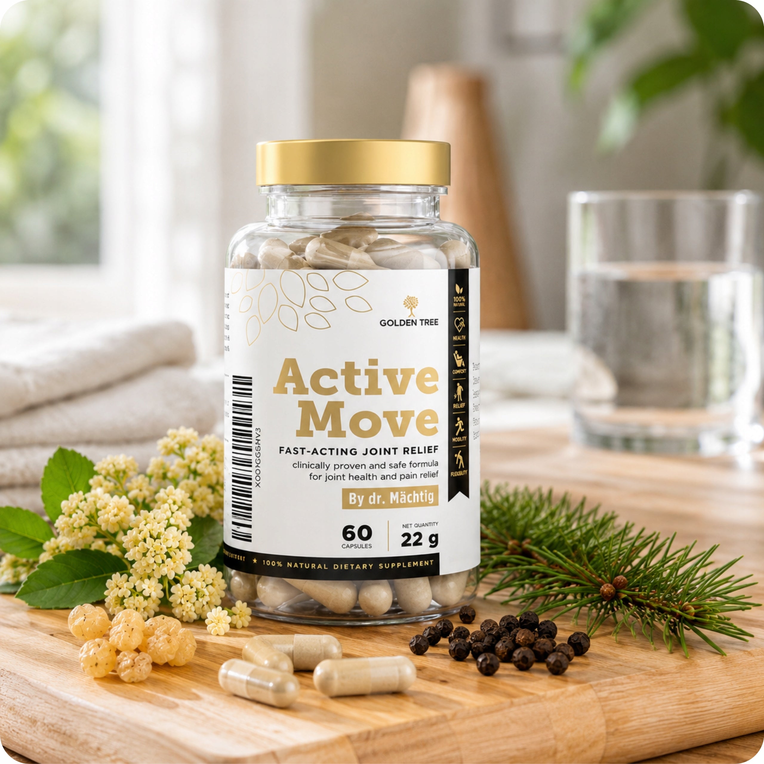 Golden Tree Active Move Natural Joint Strengthening Pain Relief Complex Manufacturer code erger4t