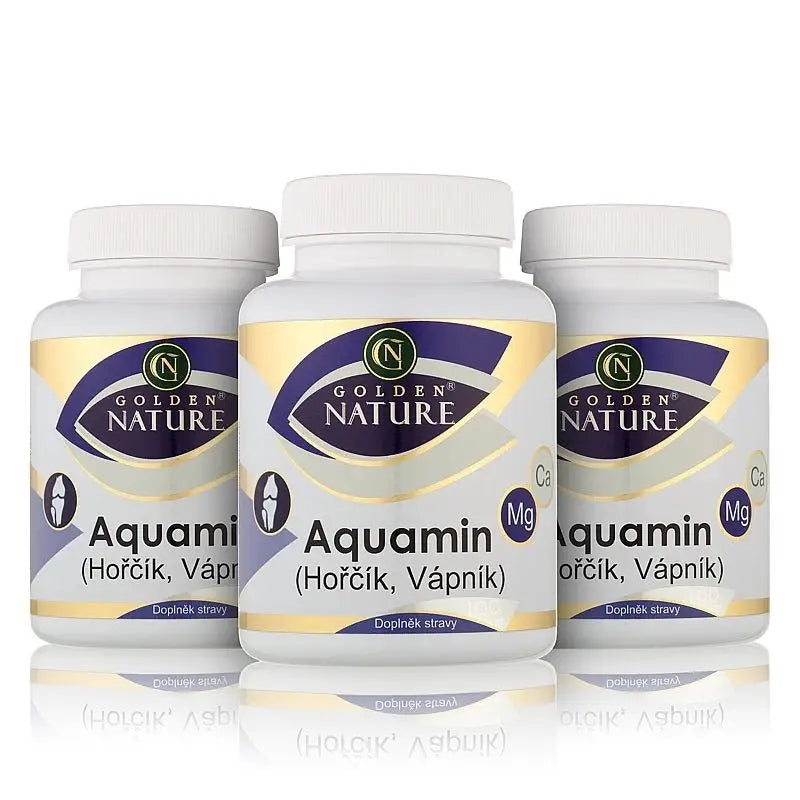 Golden nature Aquamin vápník + hořčík 100 kapslí Manufacturer code 8594193925582