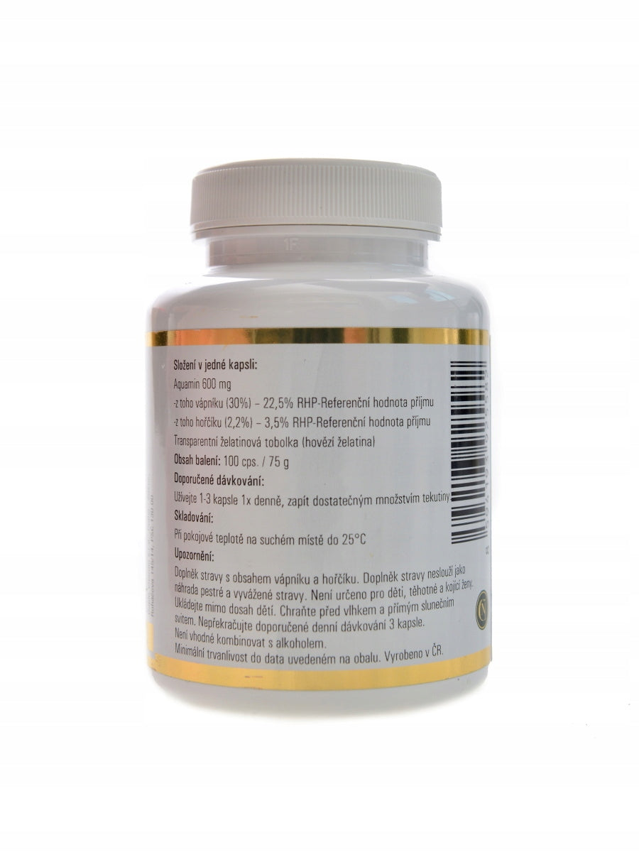 Golden nature Aquamin vápník + hořčík 100 kapslí Packaging status original