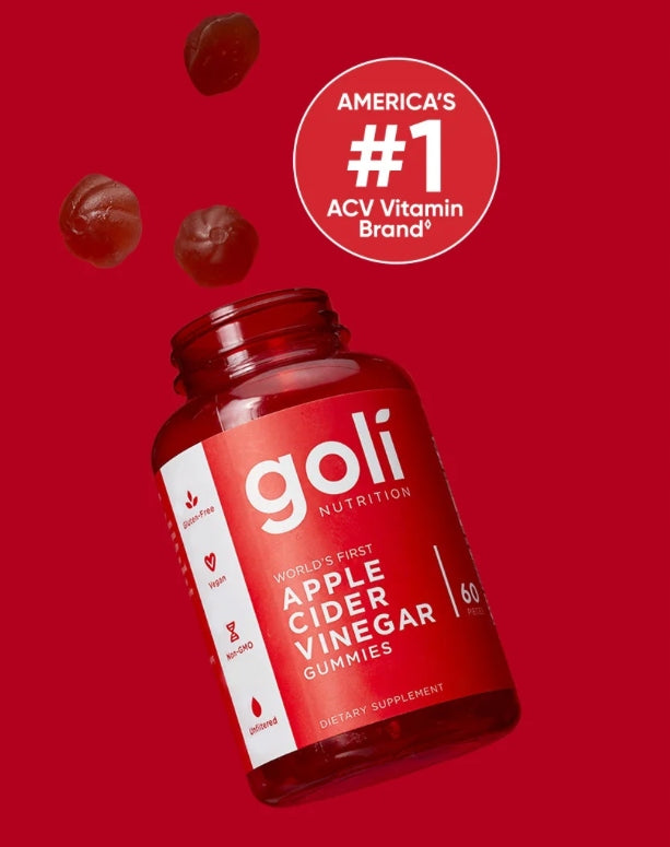 Goli Nutrition | Apple Cider Vinegar Gummies | 60 Gummies Expiration date not specified