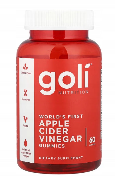 Goli Nutrition | Apple Cider Vinegar Gummies | 60 Gummies