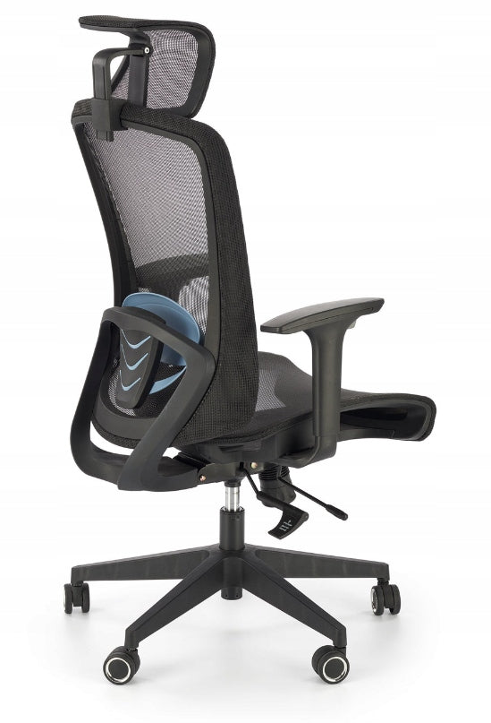Goliat office chair, black swivel meets health and safety standards
