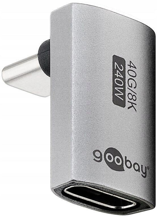 Goobay 74442 USB-C Adapter - Compact, Metal, 8K