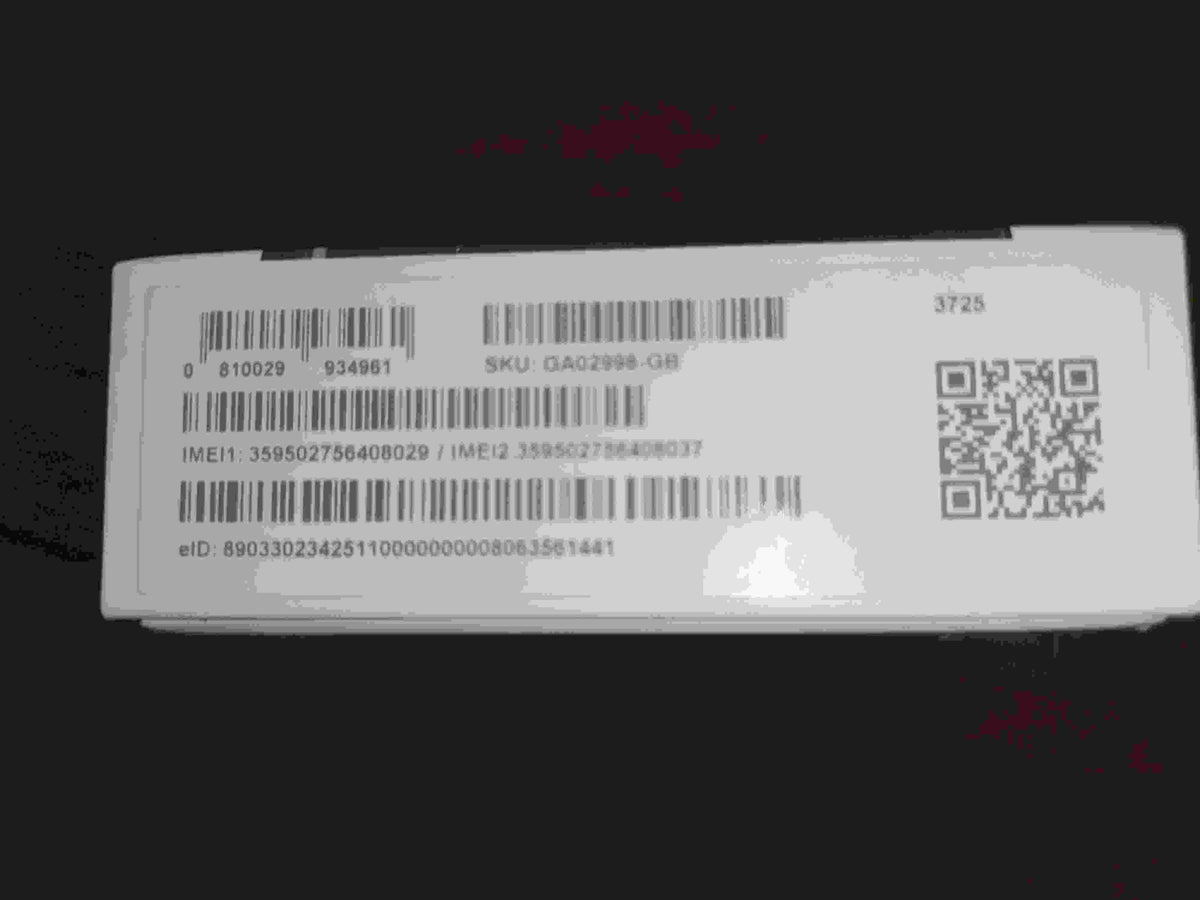 Google Pixel 6a 6 GB / 128 GB 5G smartphone black FACTORY SEALED Manufacturer code GA02998-GB