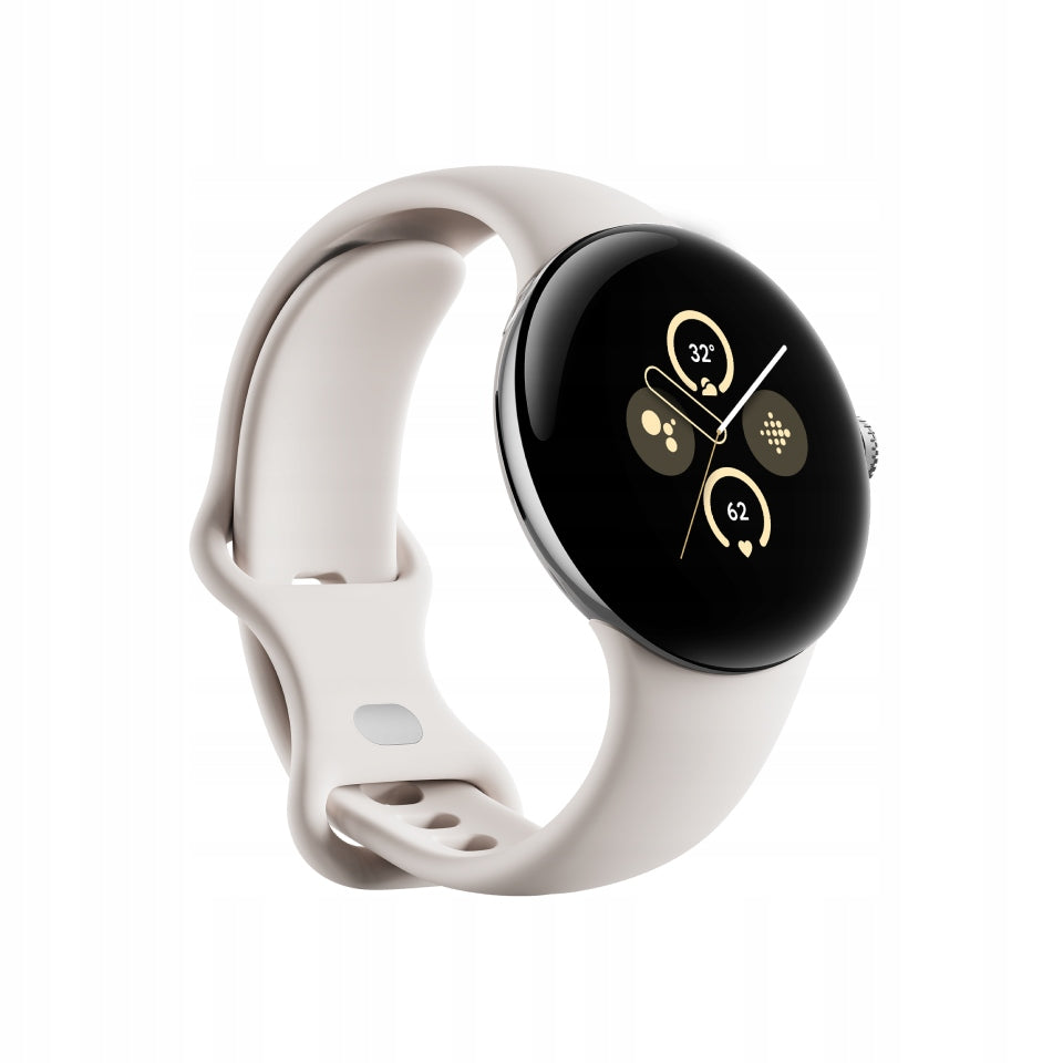 Google Pixel Watch 2, Silver / Porcelain Color silver