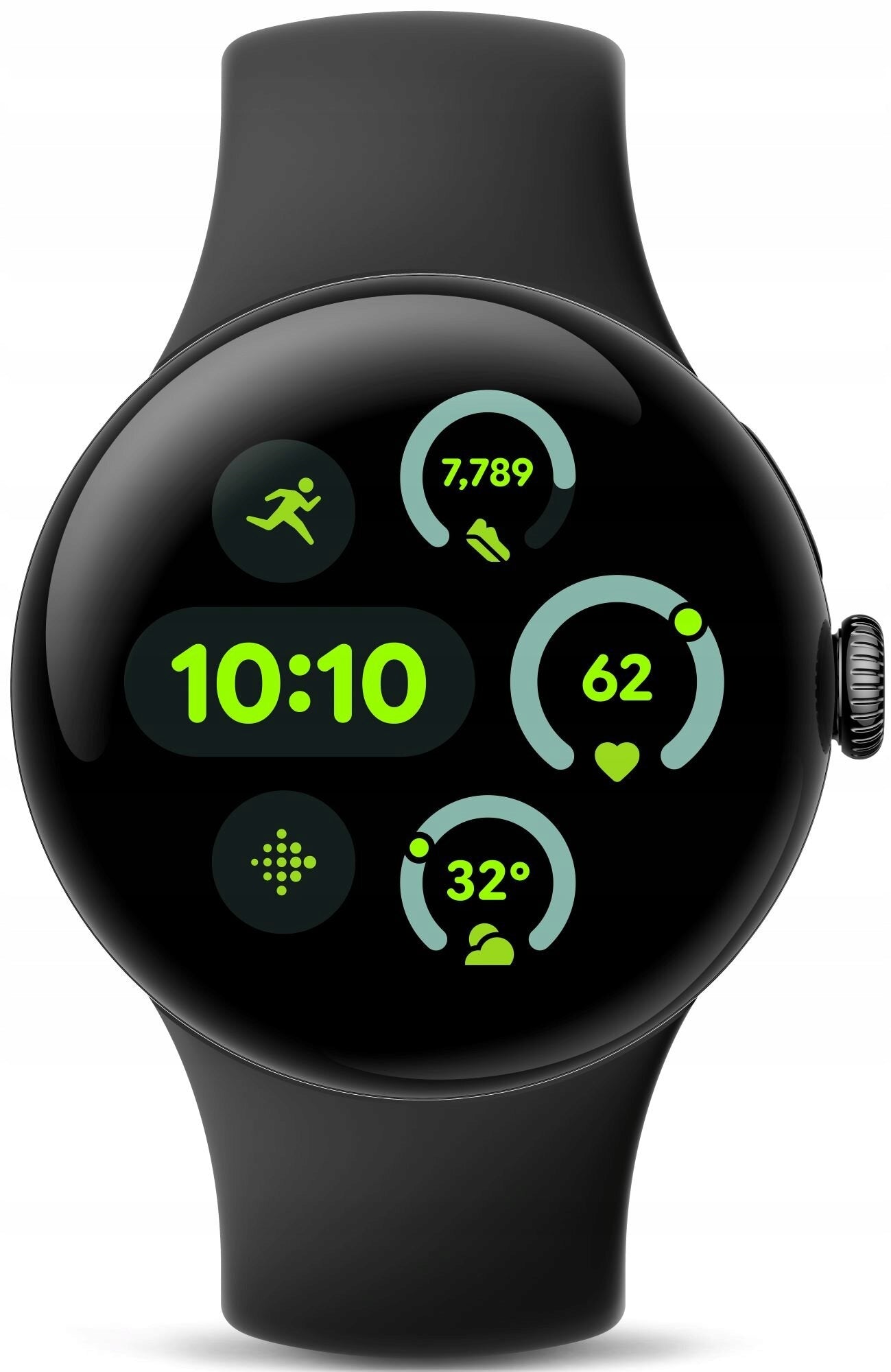 Google Pixel Watch 3 45mm black aluminum smartwatch Android WiFi Model Pixel Watch 3