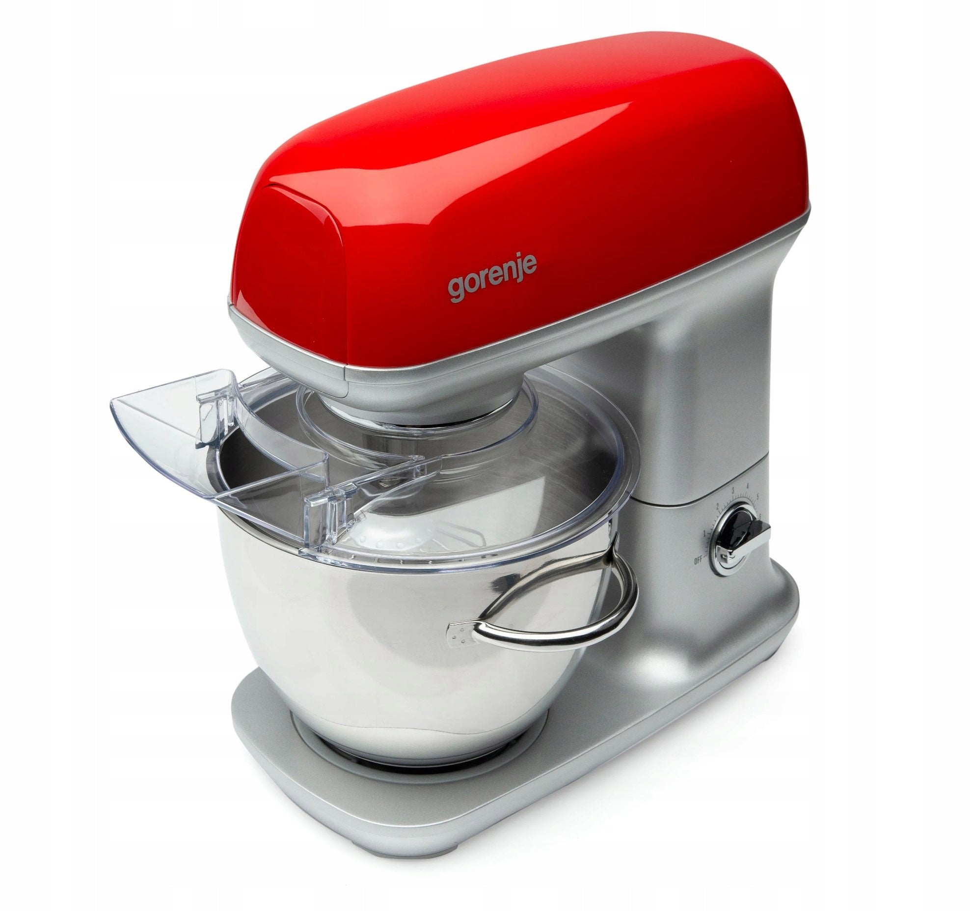 Gorenje MMC1000RLR - Powerful Kitchen Machine in Stainless Steel/Red Brand Gorenje