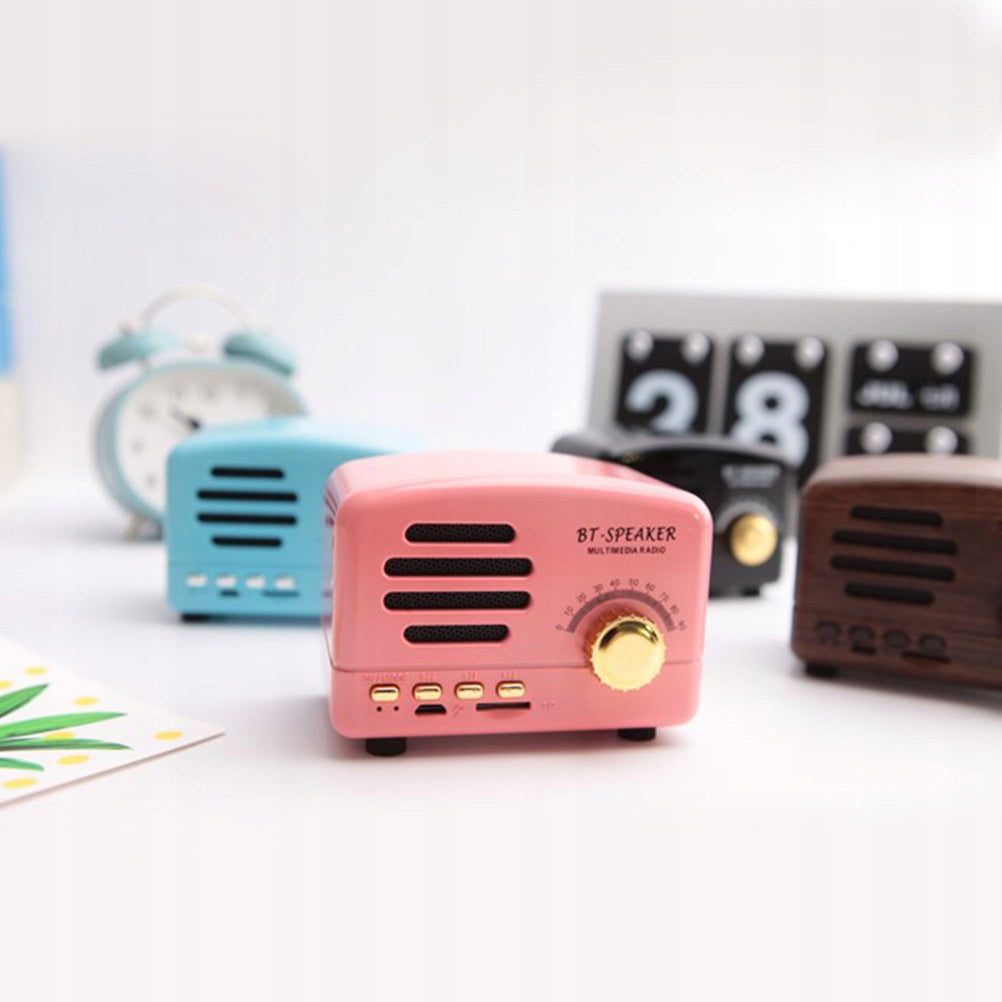 Głośnik Bluetooth Vintage Z Radiem I Obsługą Karty Pamięci Model other