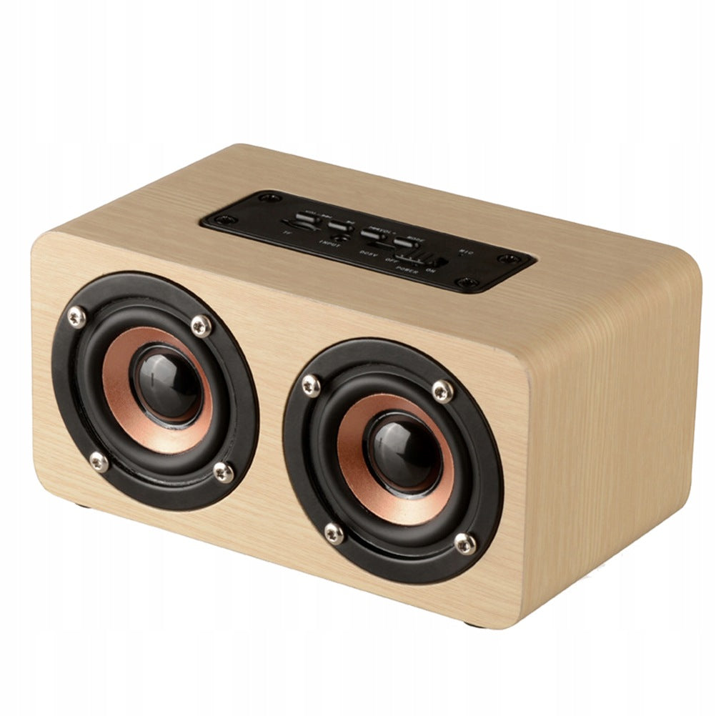 Głośnik Drewniany Bluetooth Do Muzyki Z Retro Wyglądem Brand no brand