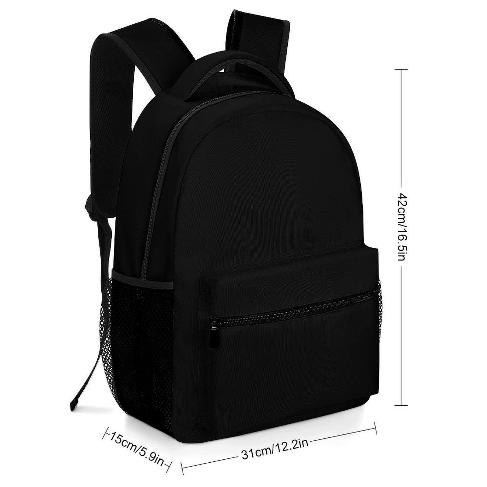 Gothic Backpack with Snake and Bat Wing Print - Large Capacity School Bag Packaging status original