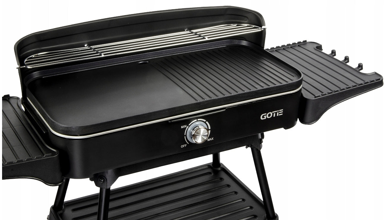 Gotie GGE-2000 Electric Grill Standing Garden Table Large 2200W 5LAT Grill height 20 cm