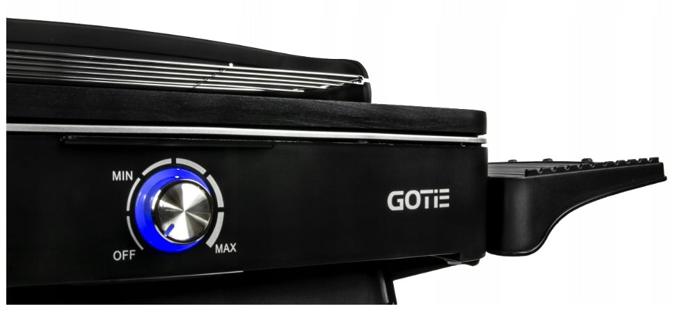 Gotie GGE-2000 Electric Grill Standing Garden Table Large 2200W 5LAT Power cord length 1.2 m