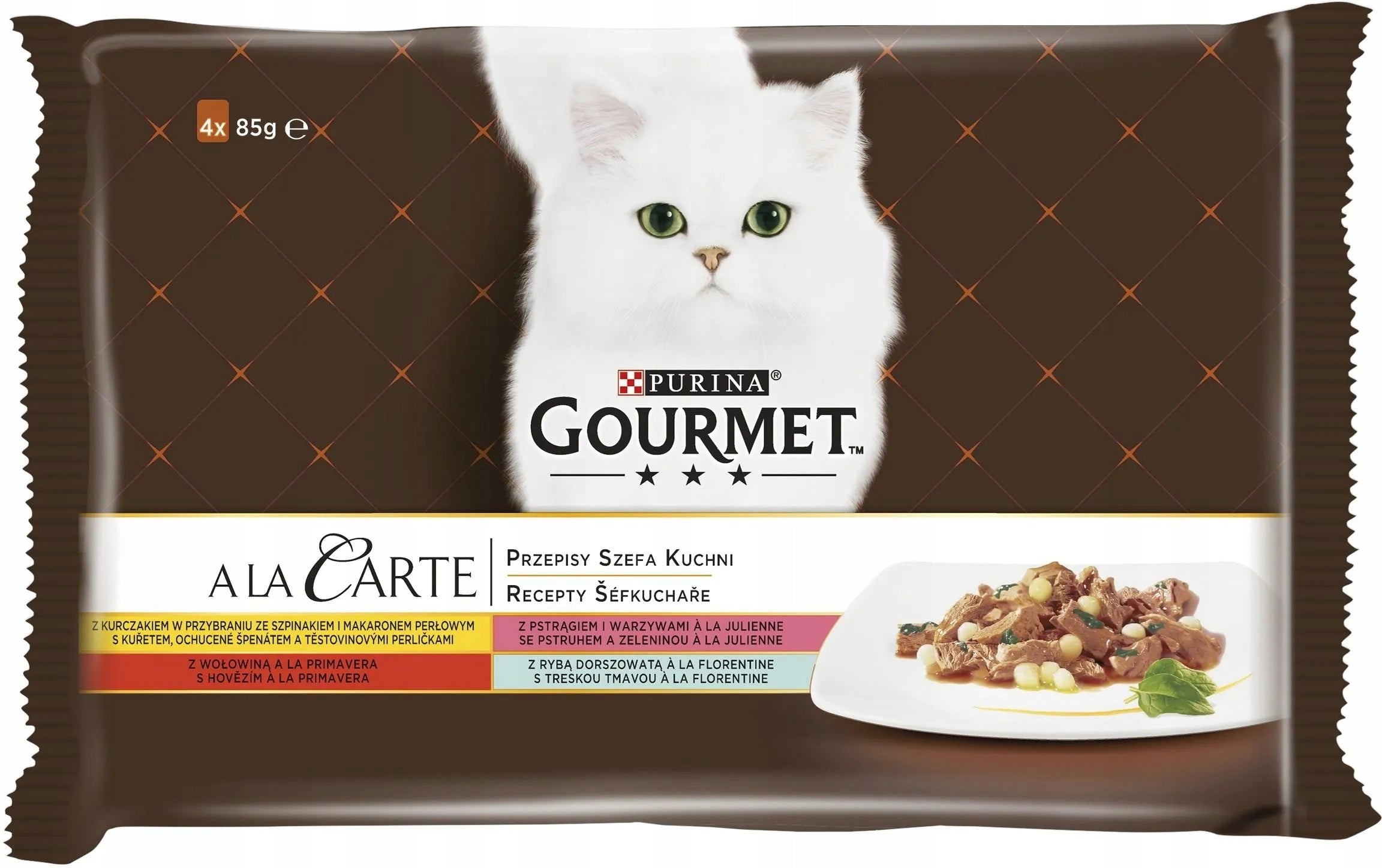 Gourmet A LA CARTE cat sachets SET 4x85g