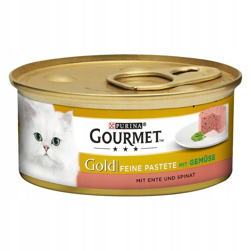 Gourmet GOLD 85g can Duck with spinach Pate mousse