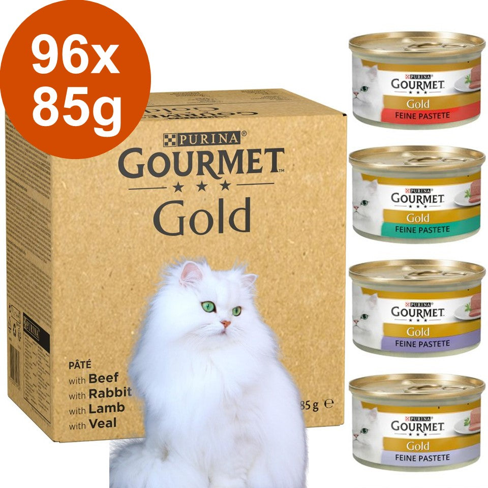Gourmet Gold MUS | Mix 96x85g | RABBIT, VEAL, BEEF, LAMB