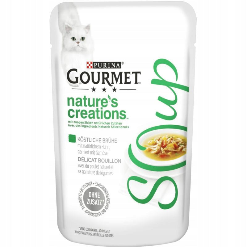 Gourmet Nature’s Creations Soup Chicken with Vegetables Cat Soup 40 g Manufacturer code 7613035754638