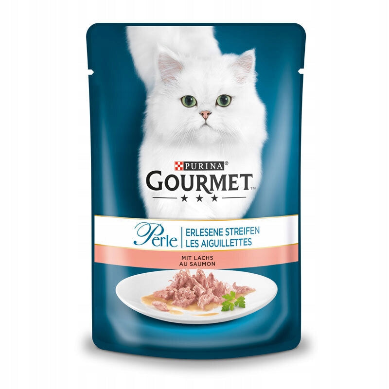 Gourmet Perle cat sachet SALMON in sauce 85g