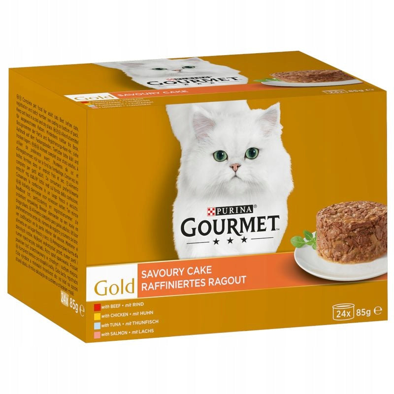 Gourmet Ragout 24X85G PIECES IN JELLY MIX OF FLAVORS Packaging status original