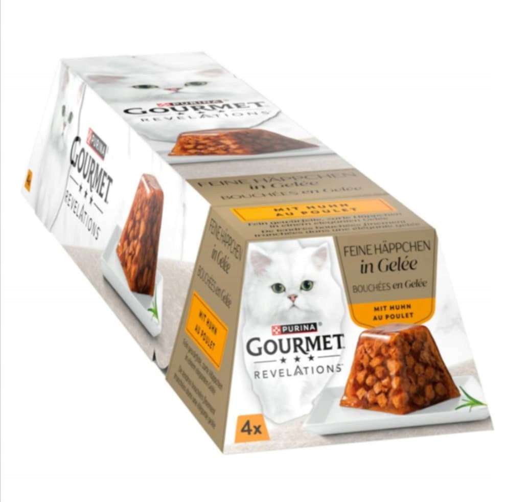 Gourmet Revelations Fine Cuts 4x57g Chicken
