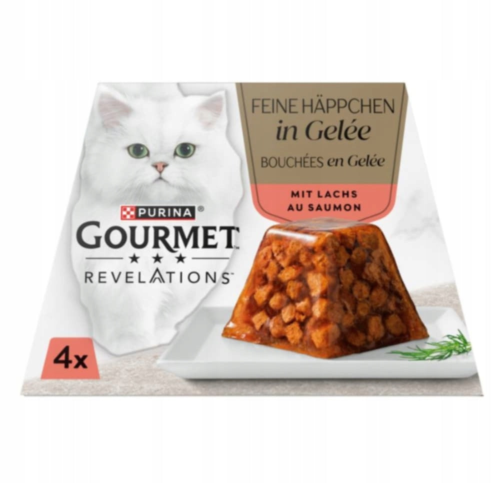 Gourmet Revelations Fine Cuts 4x57g SALMON Brand Gourmet