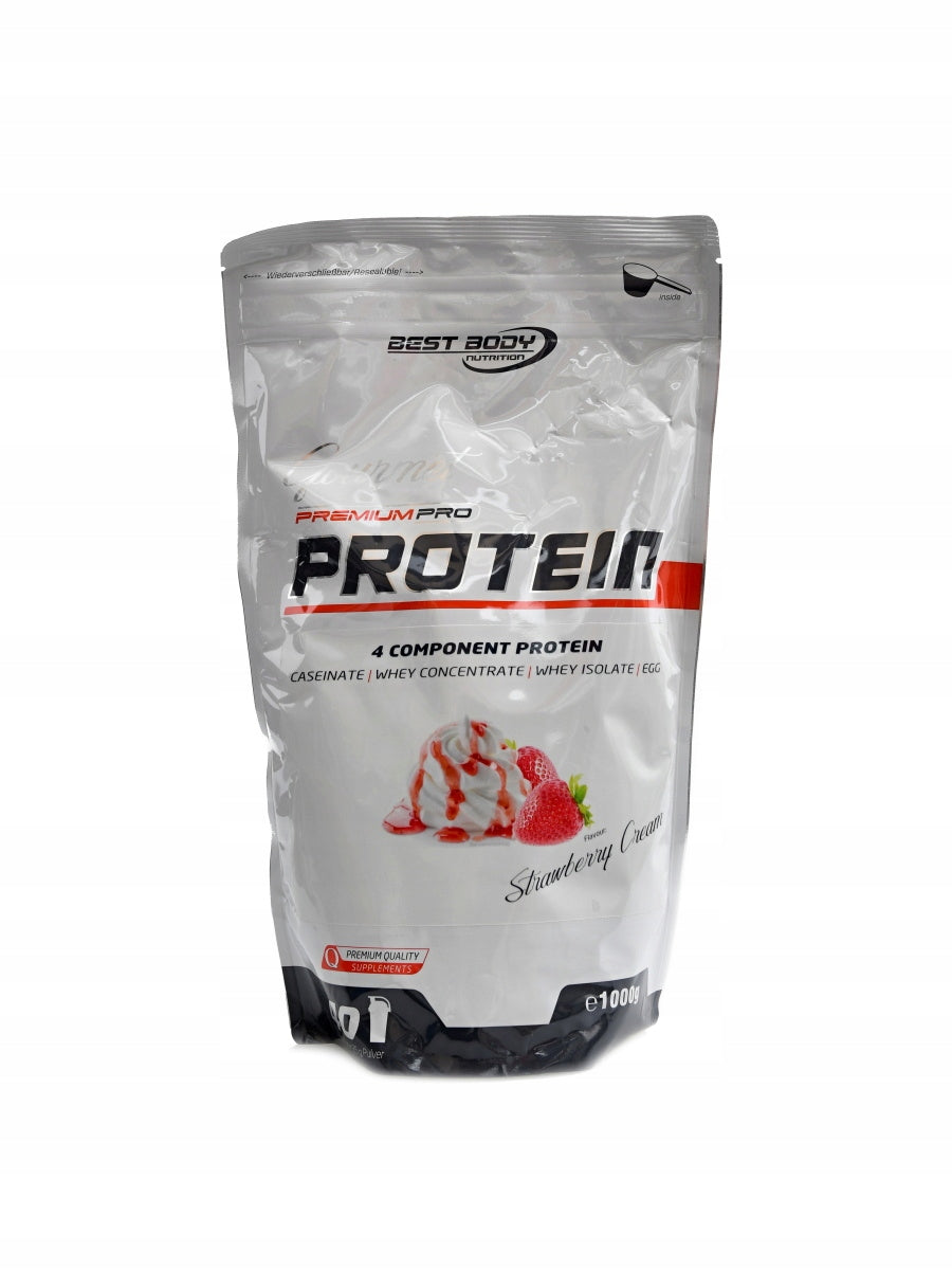 Gourmet premium pro protein 1000g jahodový krém